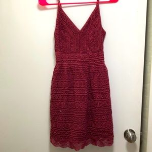 Abercrombie & Fitch crochet dress